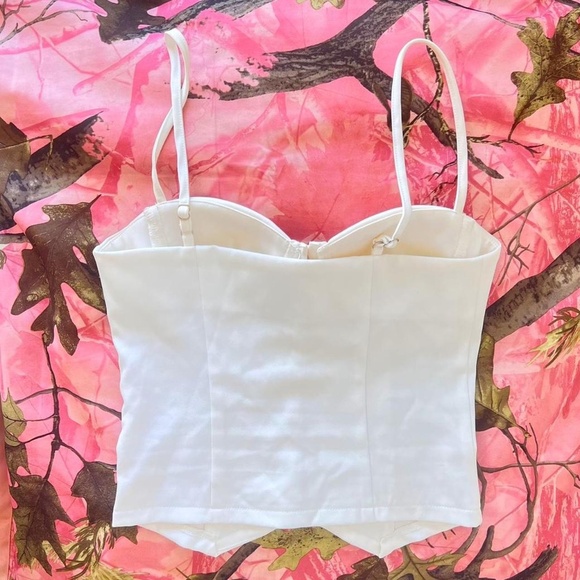 princess polly archette corset vest white - Picture 7 of 8